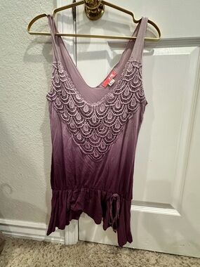 Lux Urban Outfitters Crochet V-Neck Tank True Y2K. Vintage, festival, boho, 1920